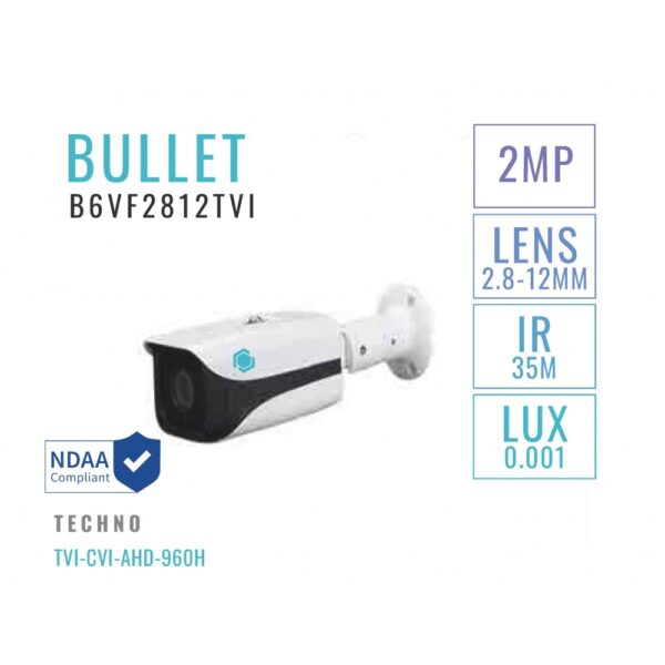 TVI Bullet 2MP 2812 Camera