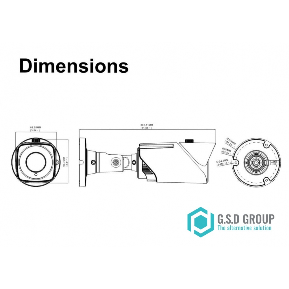 AIO Bullet 5MP Camera - Image 2