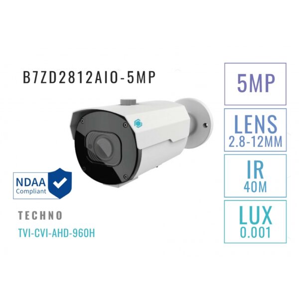 AIO Bullet 5MP 2812 Camera