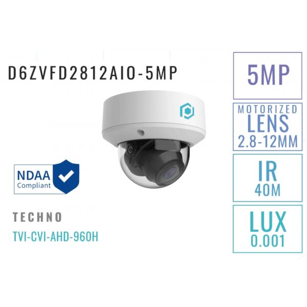 AIO Dome Vandal Proof 5MP