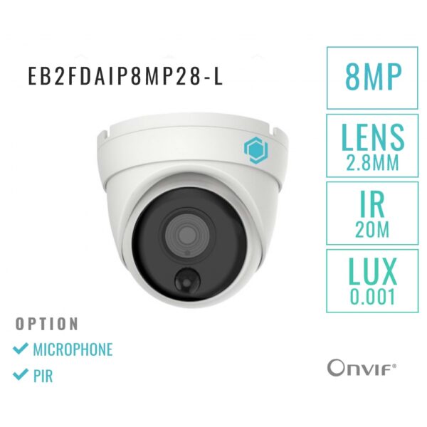 IP Eyeball 8MP Camera
