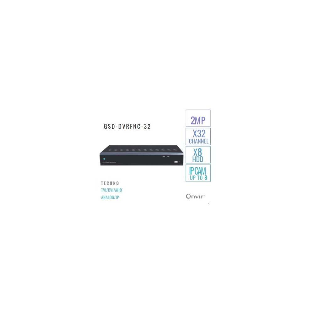 32 Channels DVR Recorder 2MP - Image 3