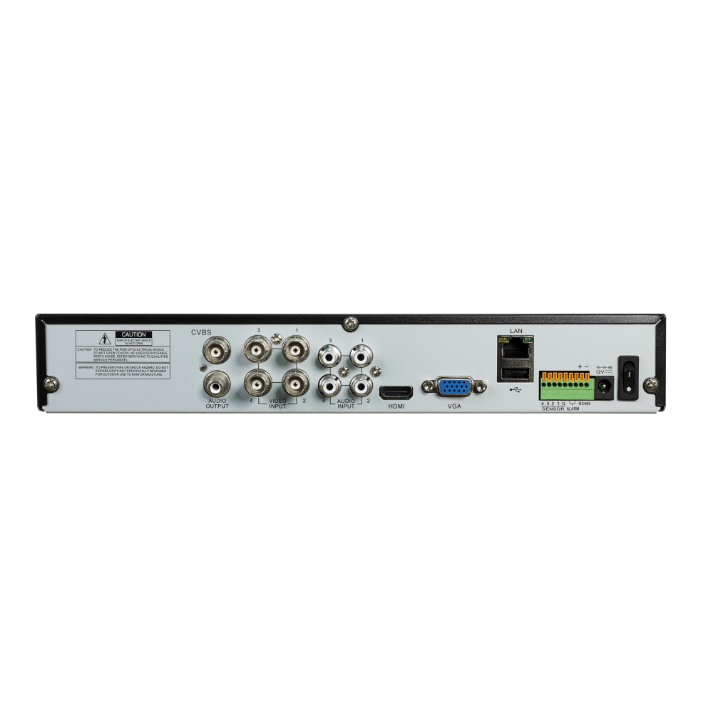 4 Channels DVR Recorder 8MP/4K + HDD - Image 4