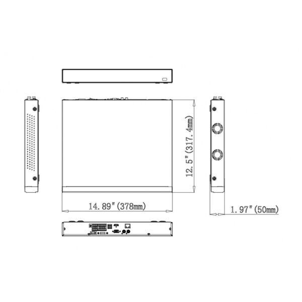 32 Ports NVR Recorder 8MP/4K + HDD - Image 4
