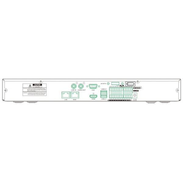 32 Ports NVR Recorder 8MP/4K + HDD - Image 3