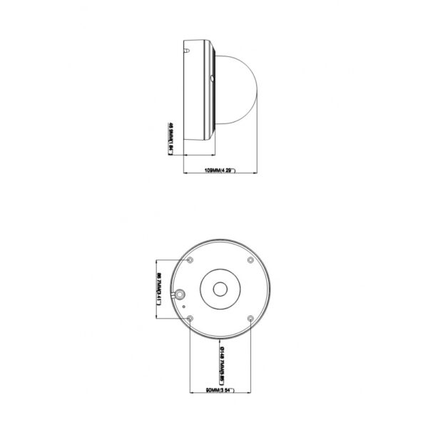 IP Dome Vandal Proof  5-8MP Camera with/without AI - Image 4