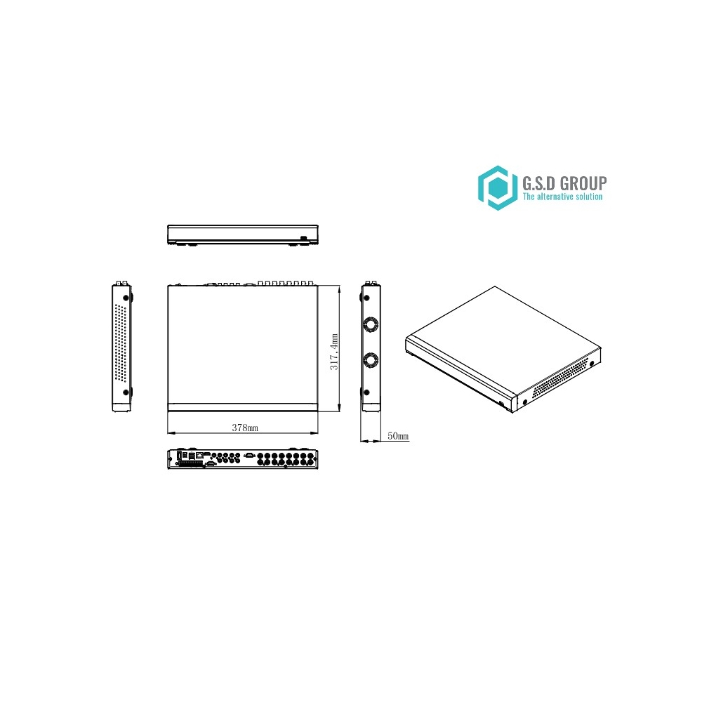 16 Channels DVR Recorder 5MP with AI - Image 4