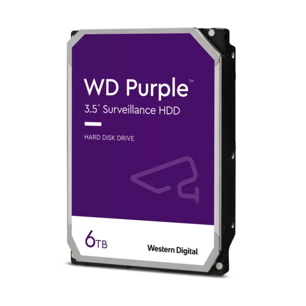Western Digital Purple 64 MB + 6 TB HDD Internal Hard Drive HDD