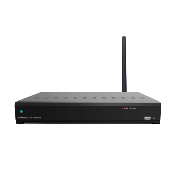 8 Ports Wireless Recorder 8MP/4K