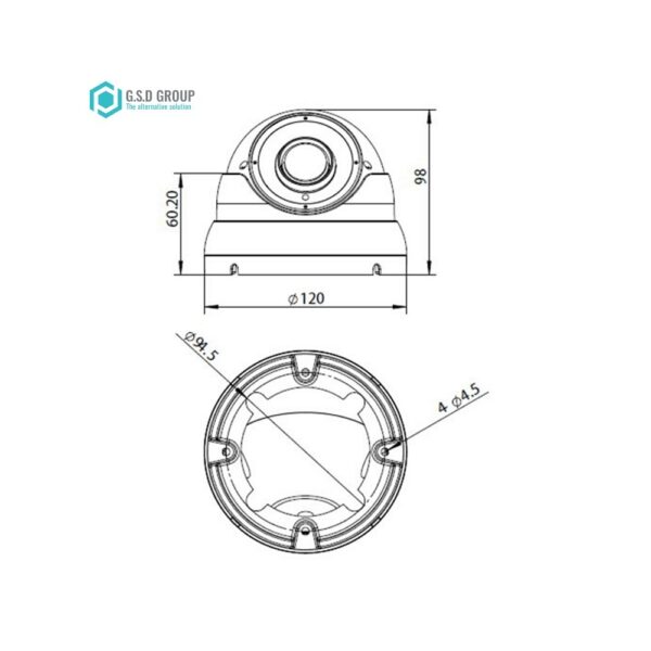 AIO Metal Eyeball 5MP Camera - Image 3