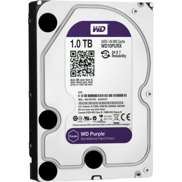 Western Digital Purple 64 MB + HDD Internal Hard Drive