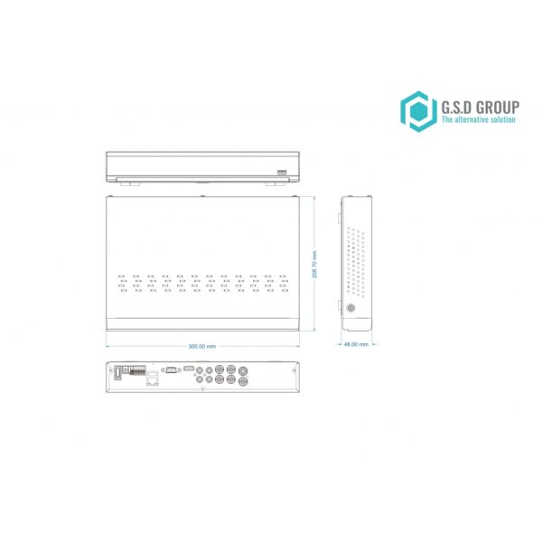 4 Channels DVR Recorder 8MP/4K with AI - Image 4